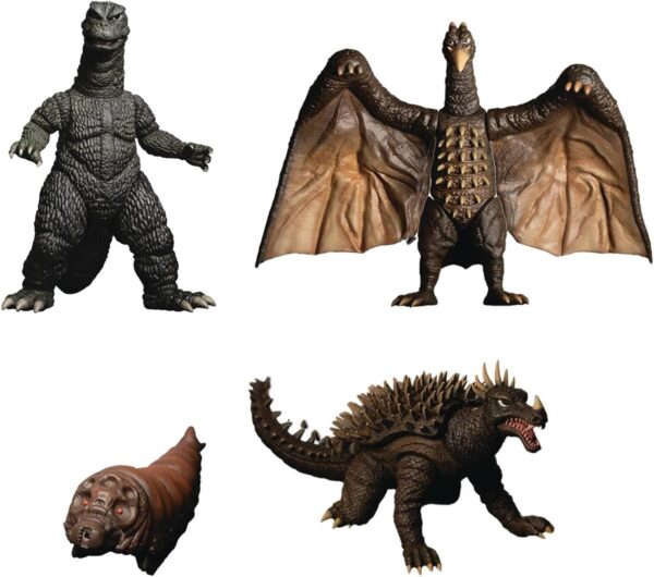 Godzilla Destroy All Monster Round ! Action Figure Set