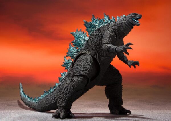 Godzillla vs Kong 2021 Godzilla SH Monsterarts Action Figure - Image 3