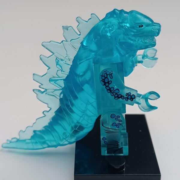 Godzilla Blue Lego Action Figure