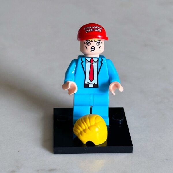 President Donald Trump Lego Minifigure MAGA Hat!