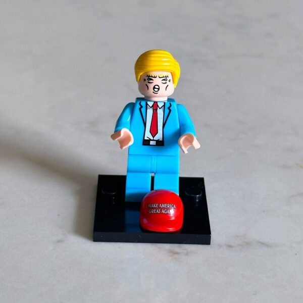 President Donald Trump Lego Minifigure MAGA Hat! - Image 2